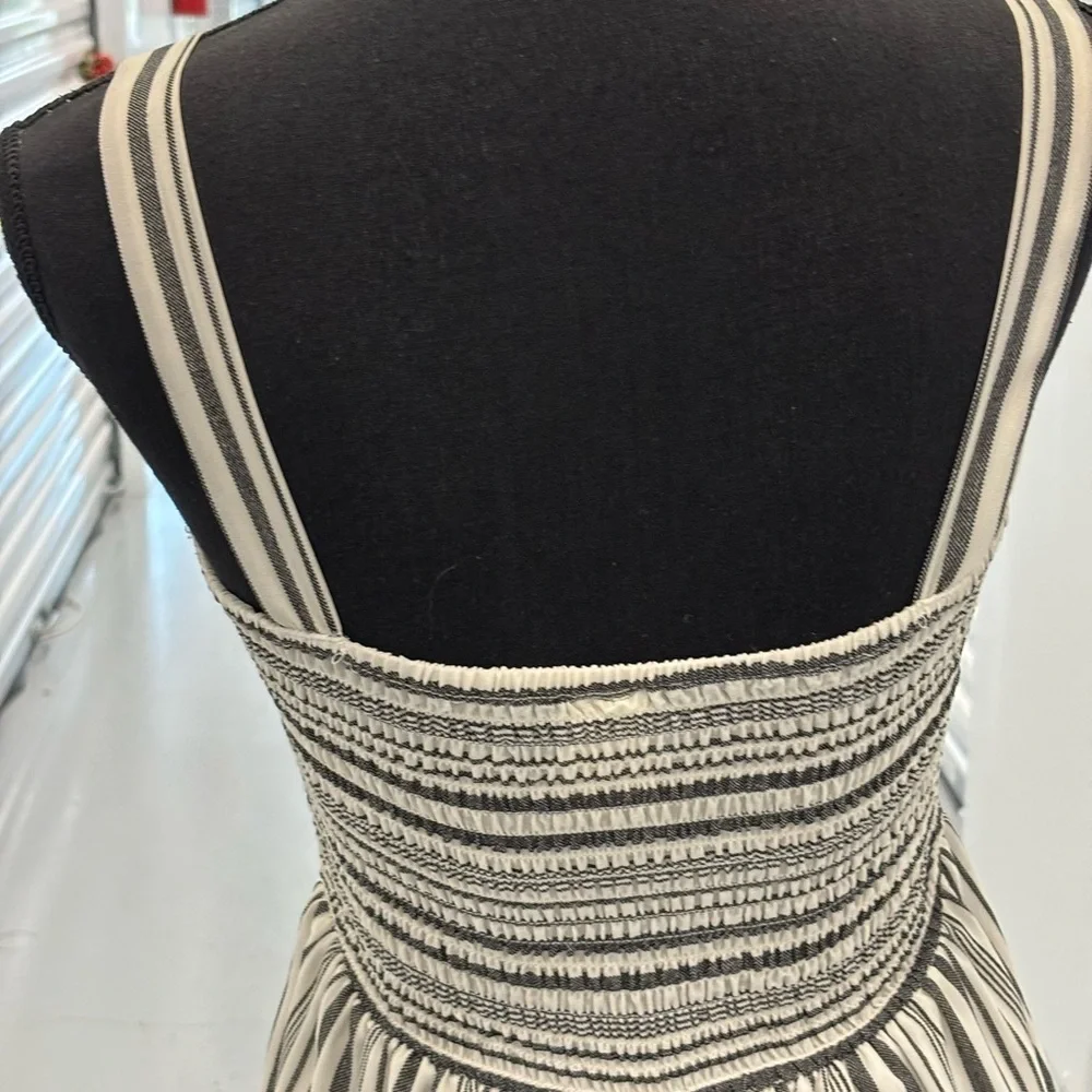Japna Black and White Midi Jumper Sleeveless - Picture 8 of 9